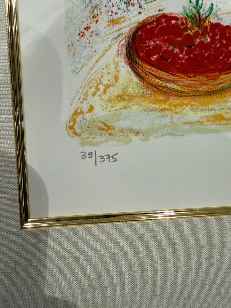 希少 mark chagall ジクレー 保証書 サイン シリアル有り - メルカリ