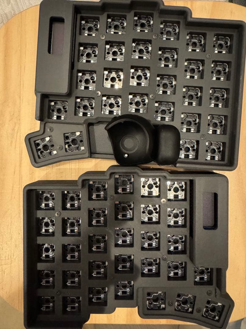 keyball61 すべて半田済み基板とトラックボール基板 動作確認済