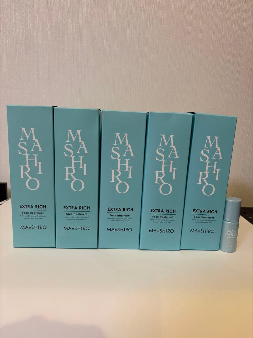 新品・未使用　MA+SHIRO EXTRA RICH フェイストリートメント5本 マ・シロ エクストラリッチ フェイストリートメント 200g 化粧品OEM