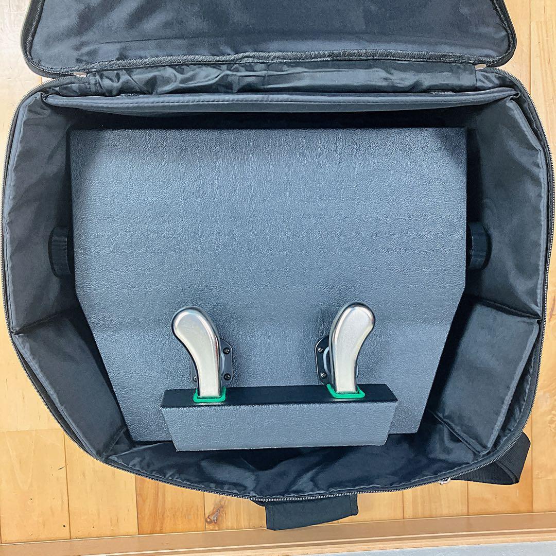 ピアノ 補助ペダル PEACOCK 吉澤 AX-100α専用バッグ付き 2条ネジ