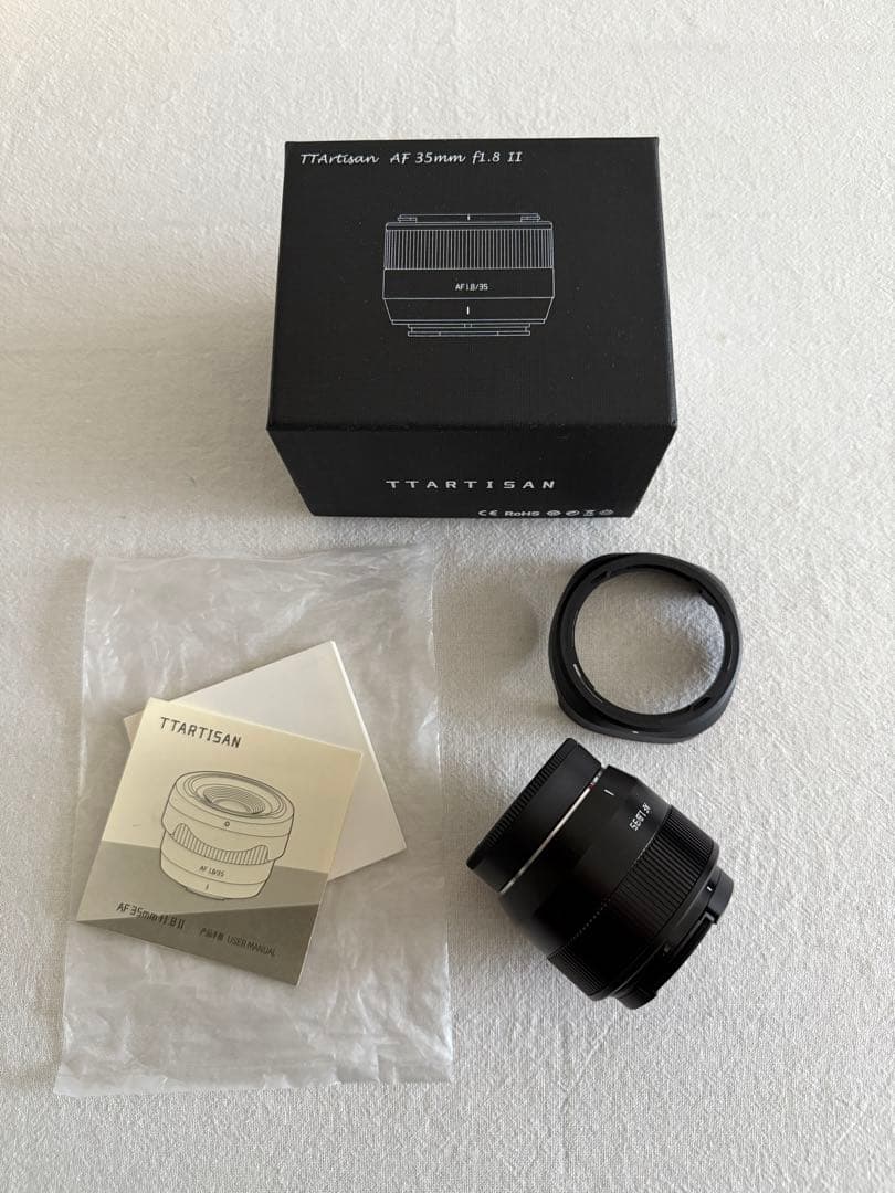 TTArtisan AF 35mm f1.8 X IIレンズ　Fujifilm TTArtisan AF 35mm F1.8 Ⅱ