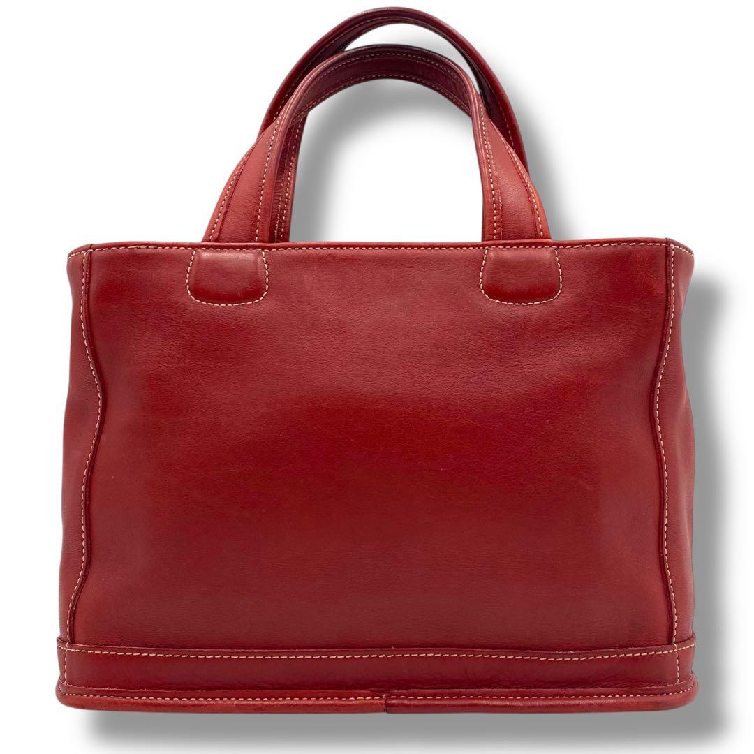 良品✨ オールドコーチ COACH コーチ 9303 トートバッグ USA製 赤