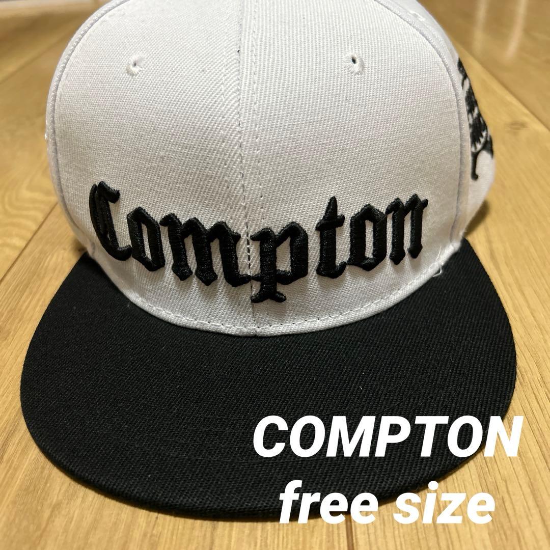 新品未使用送料無料 コンプトン スナップバックキャップ ブラック黒