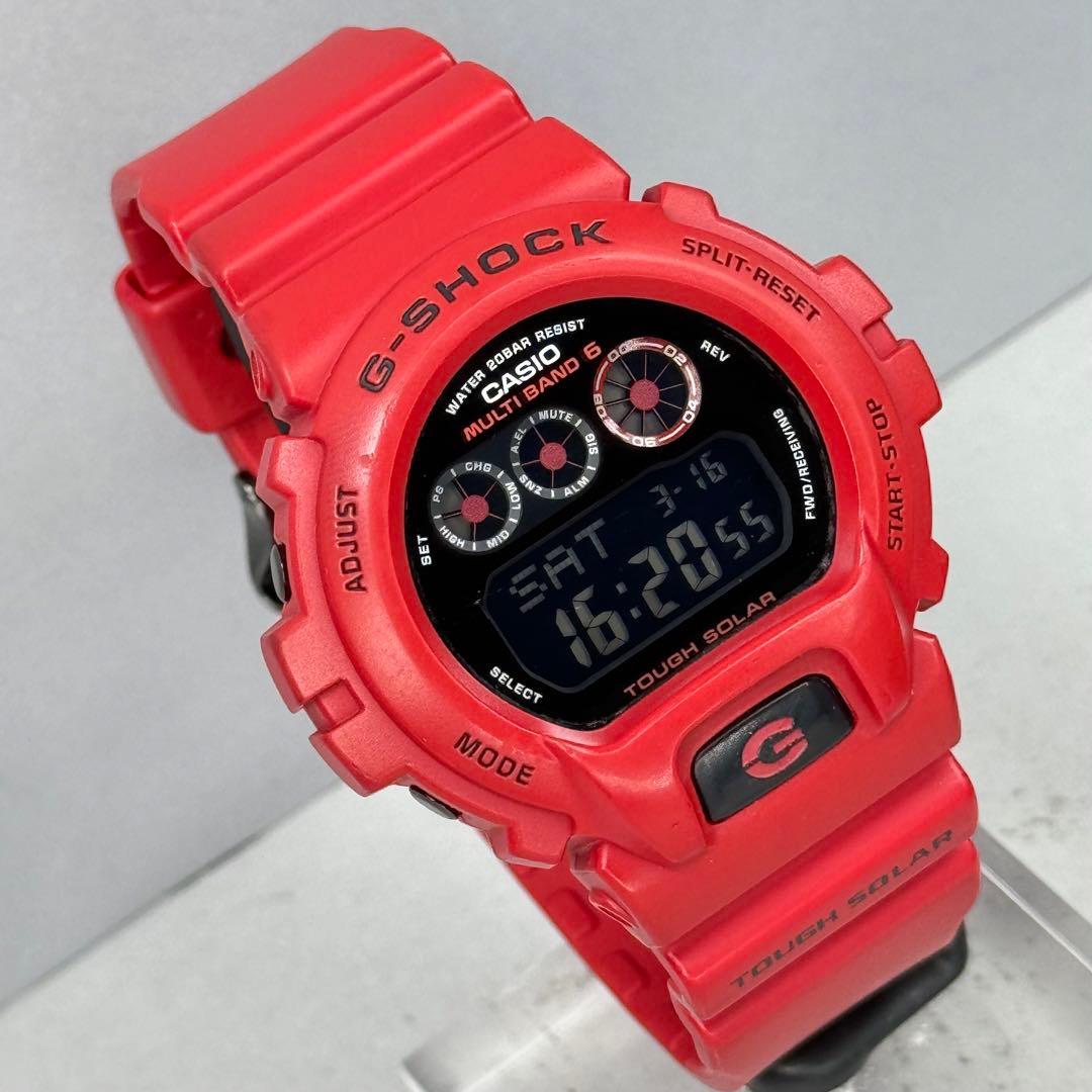 美品 G-SHOCK GW-6900RD バーニングレッド 電波ソーラー - メルカリ