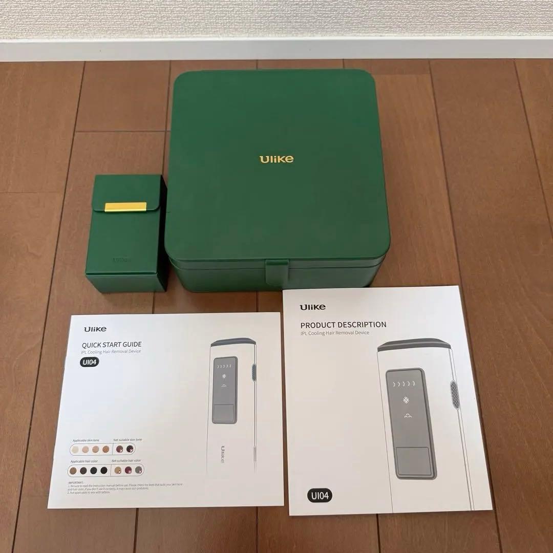 Ulike 脱毛器 グリーン ケース付き - メルカリ
