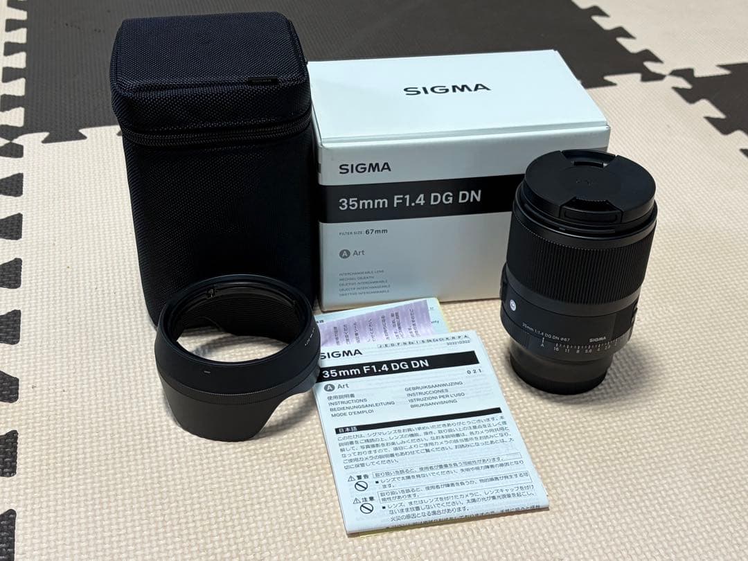 SIGMA 35mm F1.4 dgdn art eマウント ほぼ新品 - メルカリ
