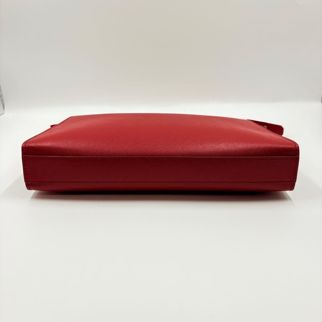 モンブラン montblanc sartorial クラッチバック 赤 保存袋付