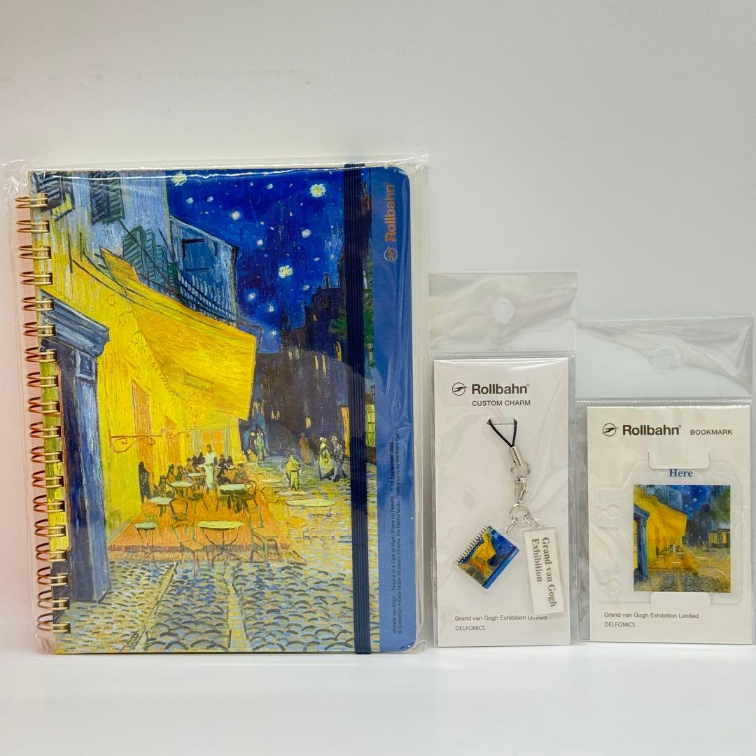 新品】Rollbahn ポケット付メモ L 大ゴッホ展 夜のカフェテラス - メルカリ