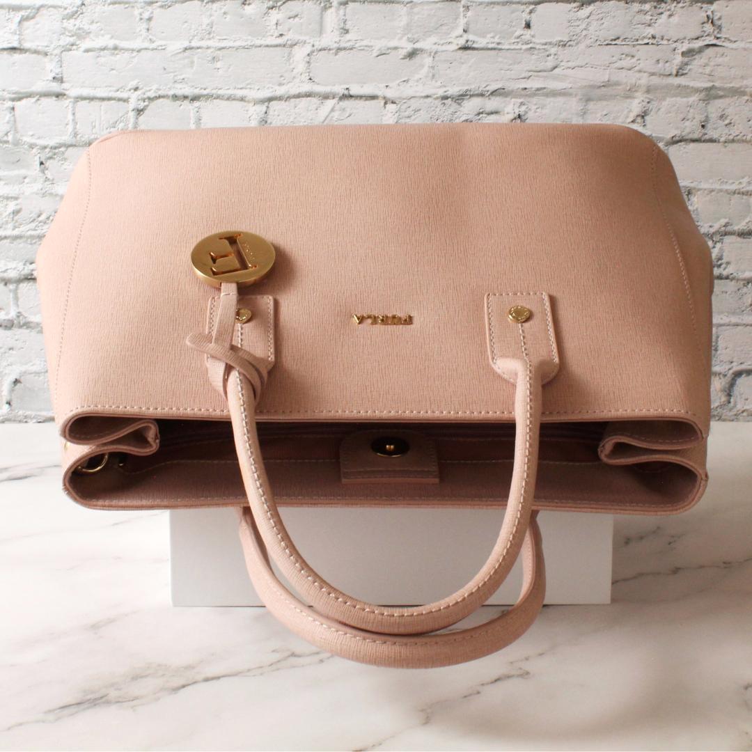 ✨極美品✨ フルラ LINDA トートバッグ 肩掛け 2way くすみピンク