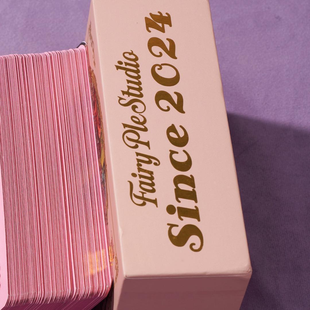 正規品タロットカード】上品なピンク縁✨優雅で幻想的✨ロマンチックな