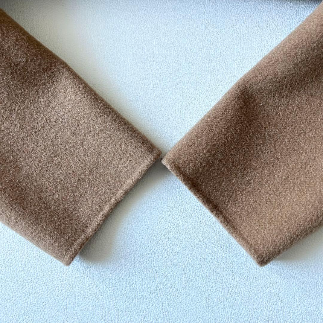 3069y美品 na.eアリュールリバーコート キャメル ベルト付き - メルカリ