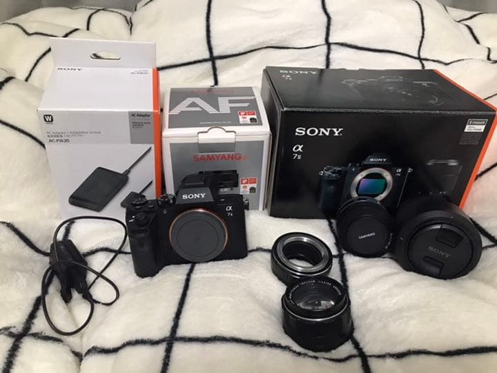 SONYa7iiズームレンズキット＋レンズ2つ＋参考書付き！