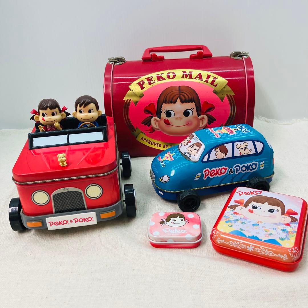 不二家 ペコちゃん ペコ缶 缶ケース まとめセット - メルカリ