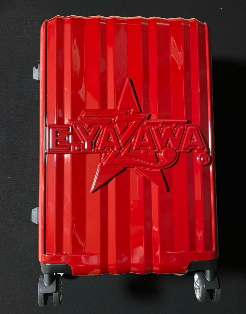 矢沢永吉キャリーケース！ E.YAZAWAロゴ星レッド - メルカリ