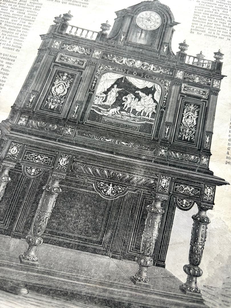 専用 フランス アンティーク ファッション雑誌 1869年 年鑑本 モード