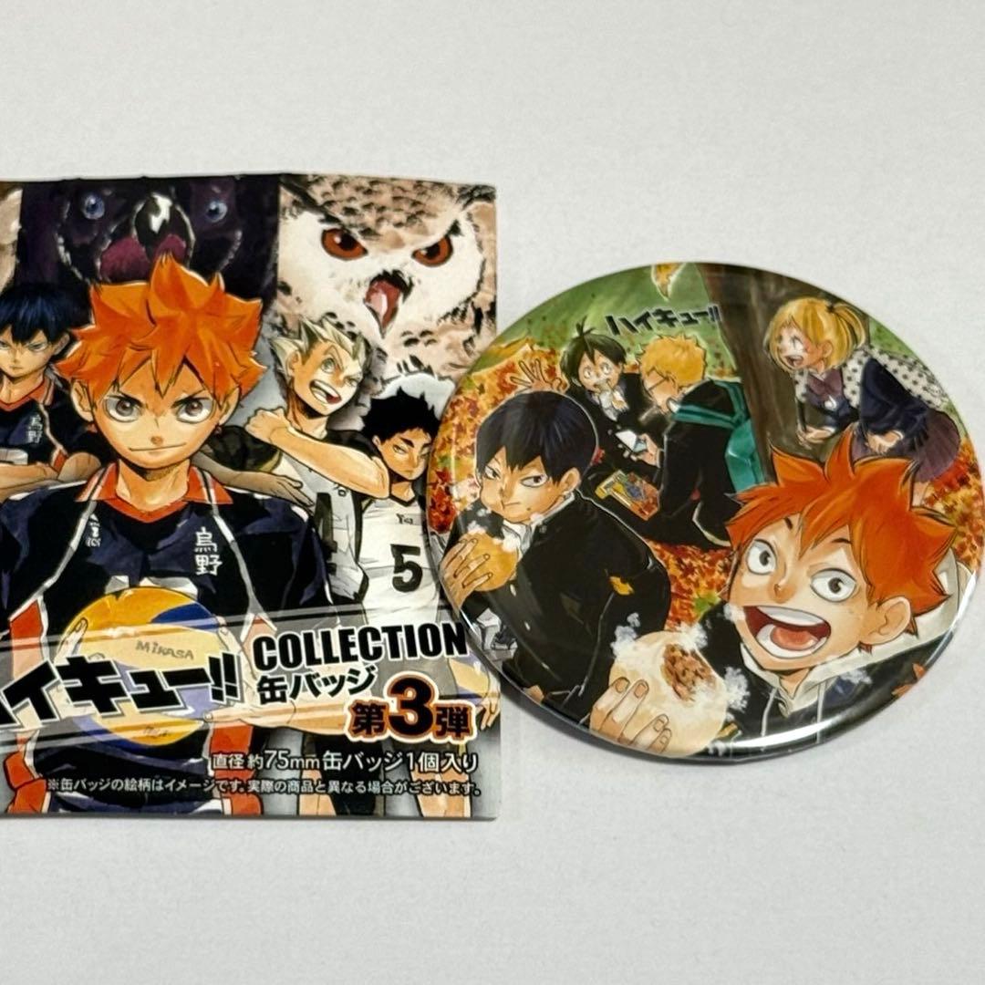 ハイキュー‼︎ 日向翔陽 影山飛雄 月島蛍 コレクション缶バッジ 第3弾