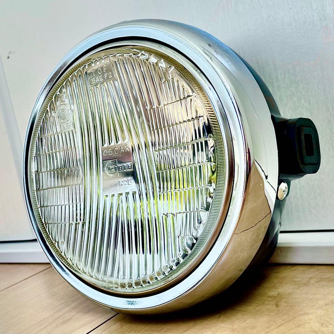 当時物 CIBIE シビエ 凹み ヘッドライト CB400F ホーク マーシャル