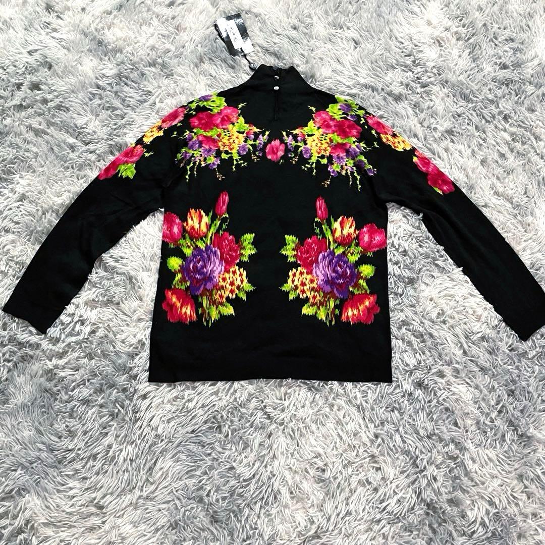 極美品✨ソブ 花柄プリントボウタイブラウス 2.7万 ボタニカル リボン