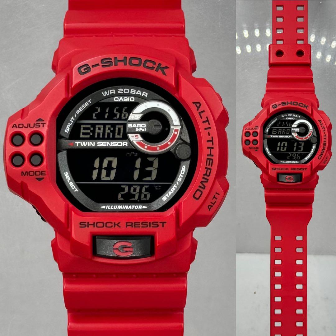 極美品 CASIO G-SHOCK GDF-100 ツインセンサー レッド - メルカリ