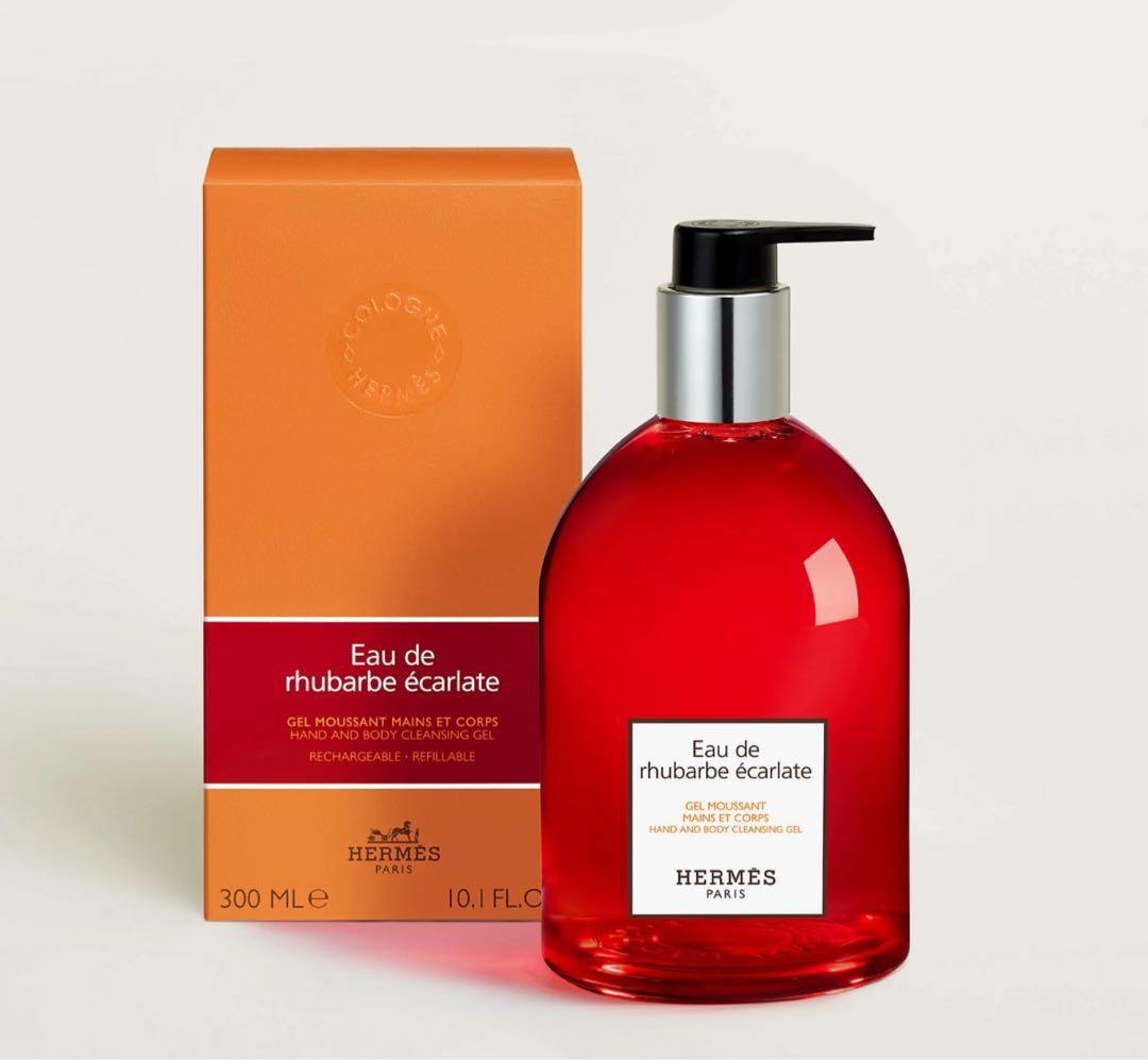 ハンド＆ボディ クレンジングジェル 《オー ドゥ ルバーブ エカルラット》
