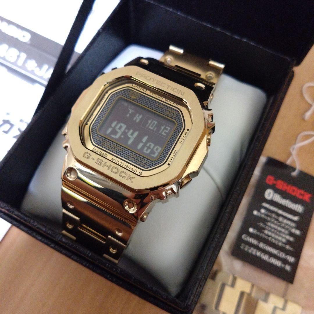 新品同様 キムタク愛用 付属品完備 GMW-B5000GD-9JF ゴールド - メルカリ