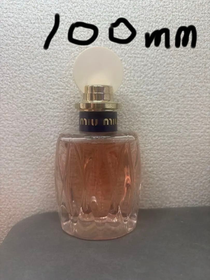 MIU MIU ミュウミュウ ローロゼ100ml オードトワレ（箱なし - メルカリ