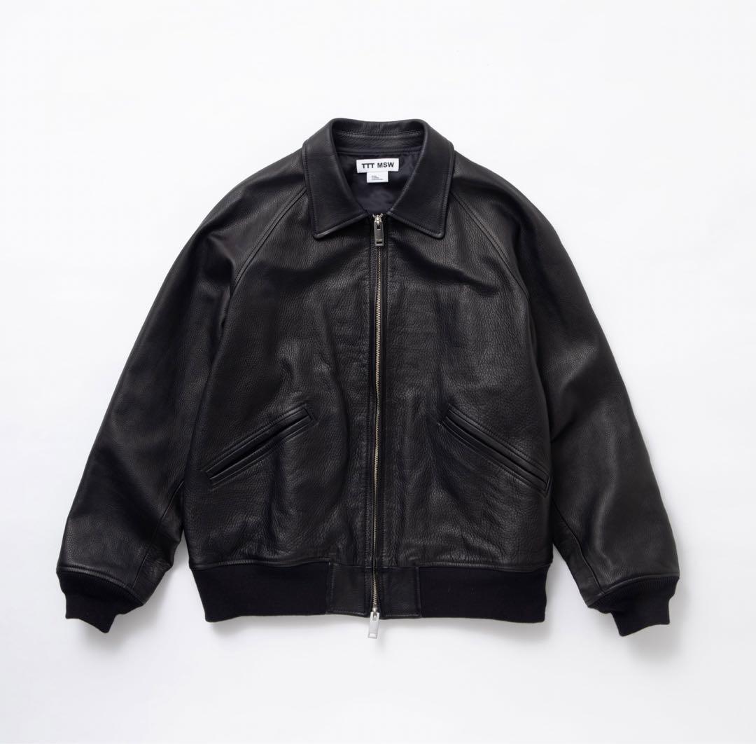 砂*糖様 TTTMSW Leather zipup jacket - メルカリ