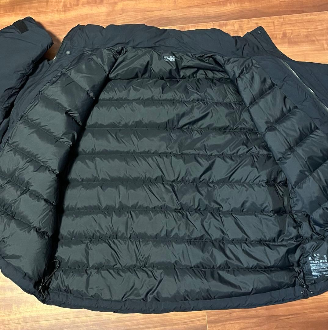 2021 ムジラボ MUJI Labo 黒 撥水ダウンジャケット S-M - メルカリ