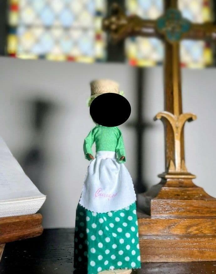 降霊復讐の為に呪いを掛け修復ヒーリング電磁波測定機には強く反応ブードゥー人形