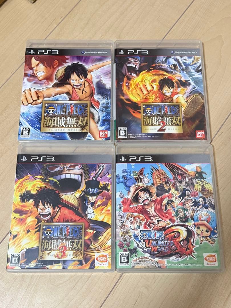 PS3 ］ワンピース 海賊無双 アンリミテッドワールドR 4点セット - メルカリ