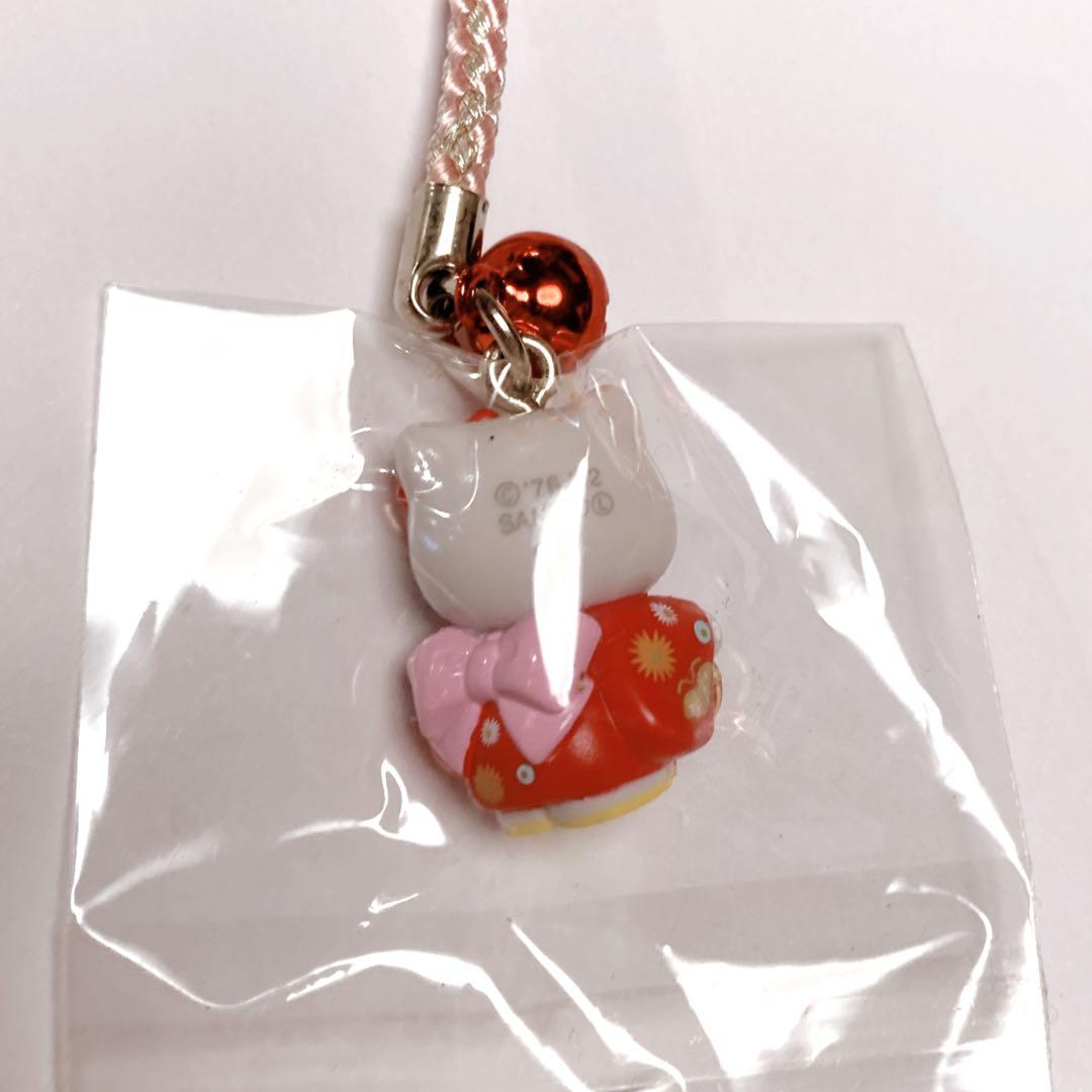 未使用 ご当地キティ 金沢限定 加賀友禅 和服 着物 ハローキティ 根付