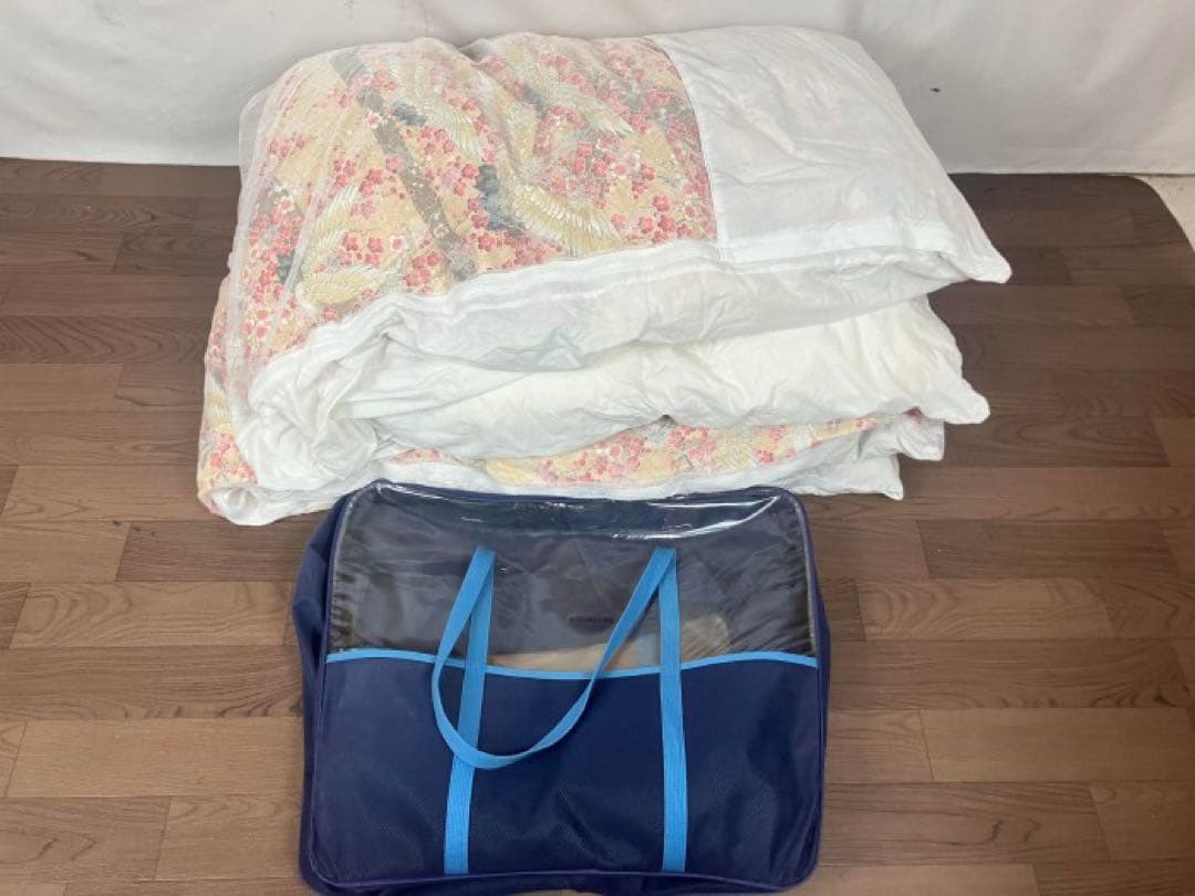 小林織物 羽毛布団 千羽鶴 ホワイトグース シングル 150cm×210cm シングル] 羽毛布団 増量1.2kg 日本製 ホワイトグースダウン93