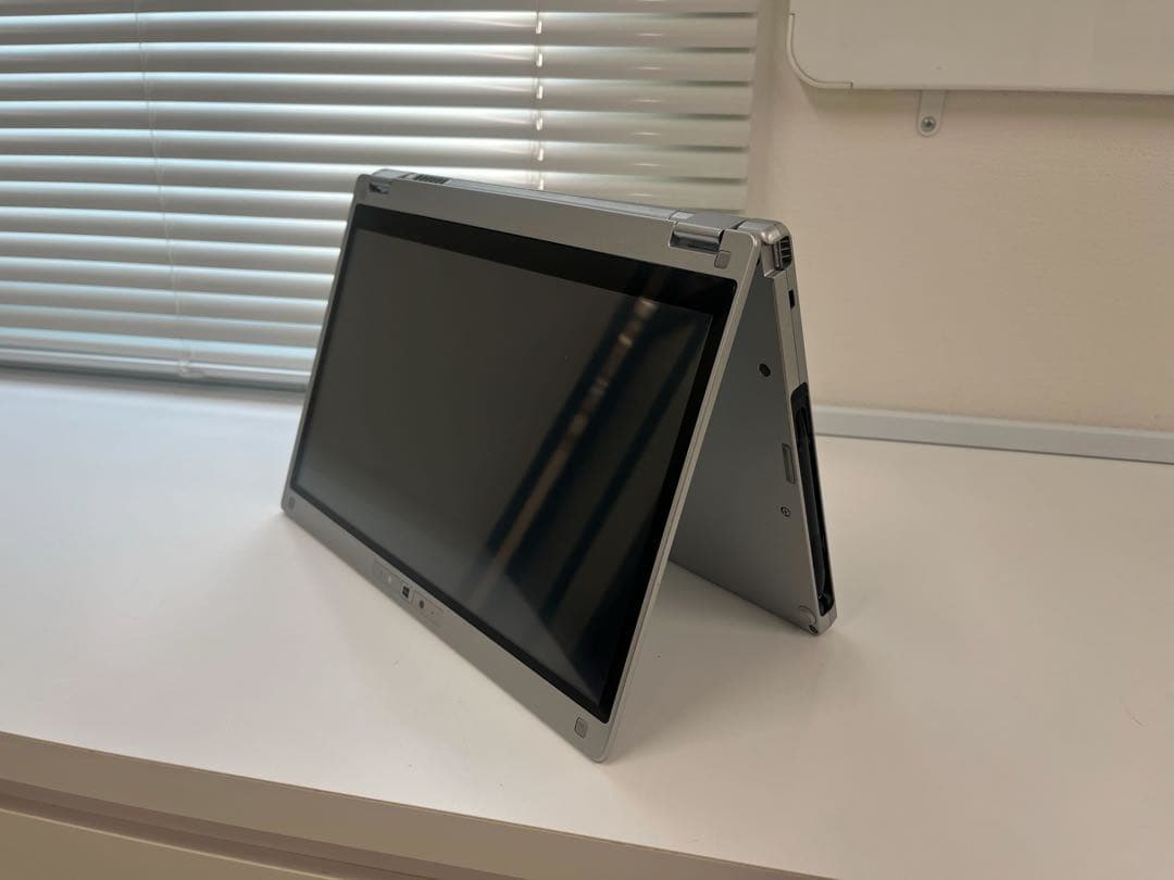 【美品】Panasonic タッチパネル let'sアダプタ付 E タッチパネル/2in1】Panasonic Let's note CF-XZ6 第7世代Core-i5 MS