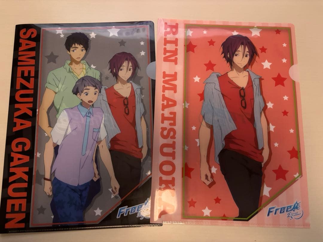 Free! 松岡凛 鮫柄学園 クリアファイル2枚セット - メルカリ