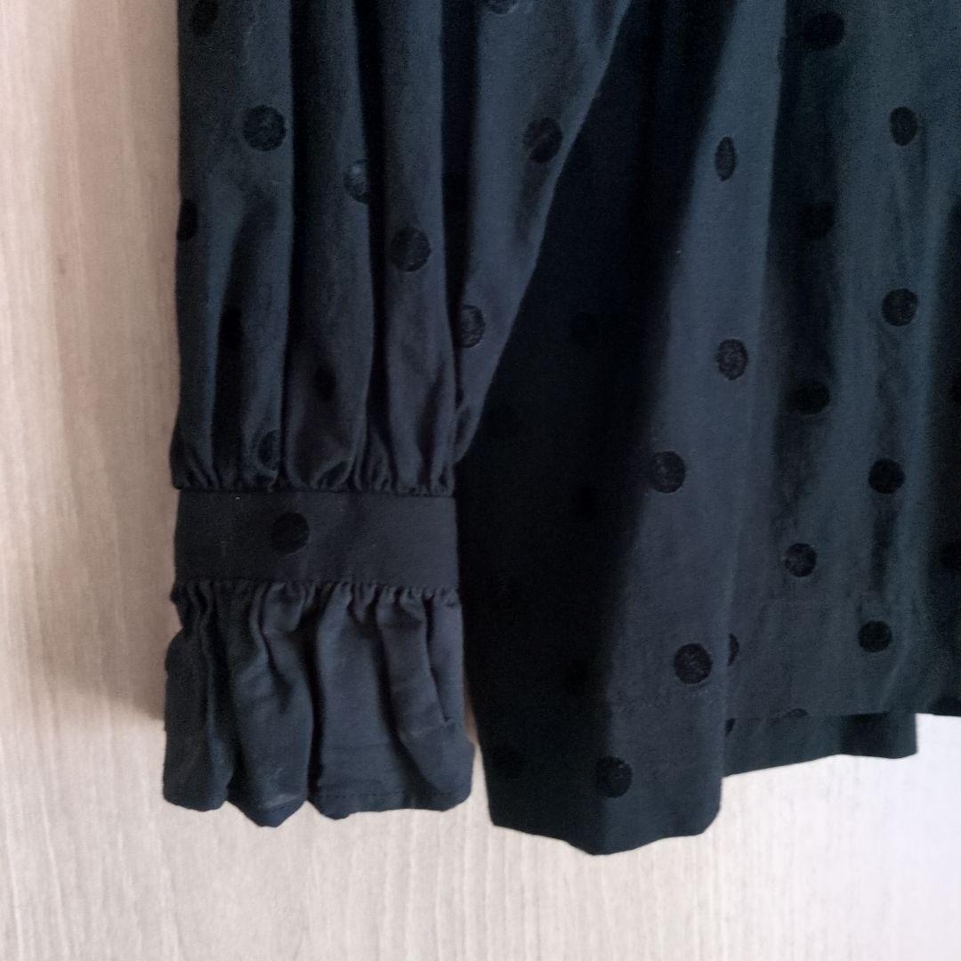 MAGALI マガリ アンティークドットフリルスリーブプルオーバー