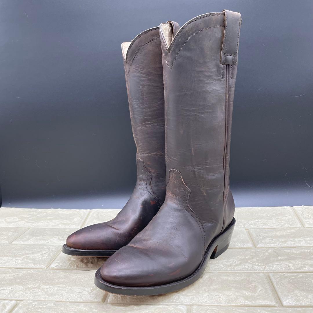 DONQUIJOTE】 ドンキホーテ ウエスタンブーツ ダークブラウン - メルカリ