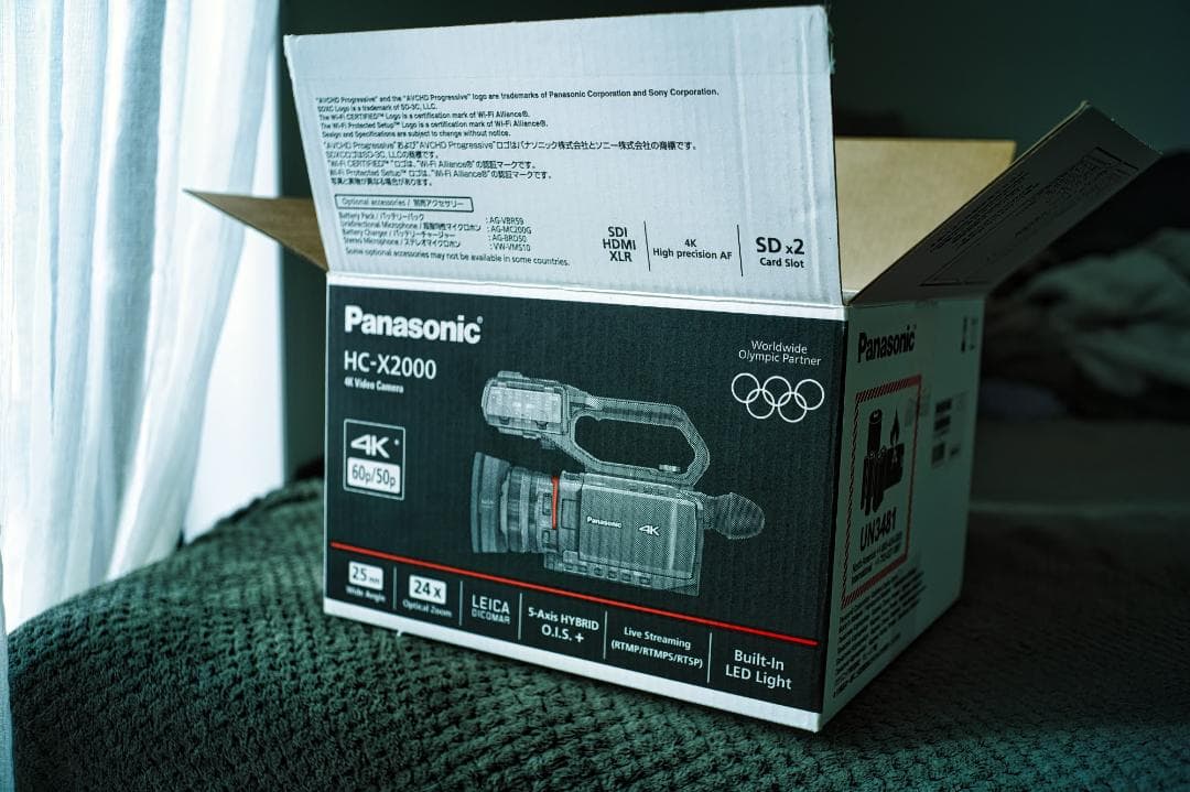 通電19h□4K 業務用カメラHC-X2000+バッテリー3本等セット - メルカリ