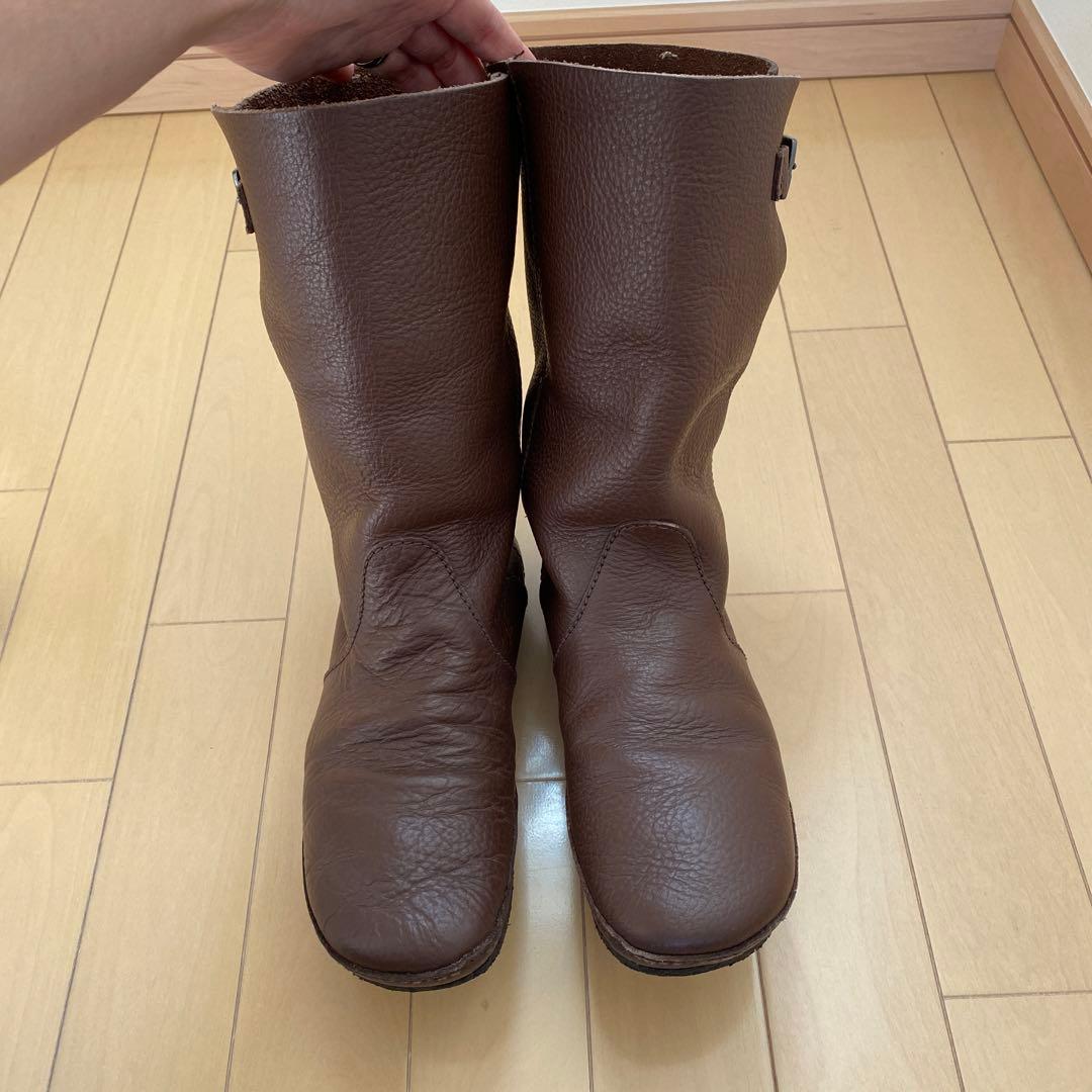 KOOS ミドルブーツ39／24.5〜25.0 - メルカリ