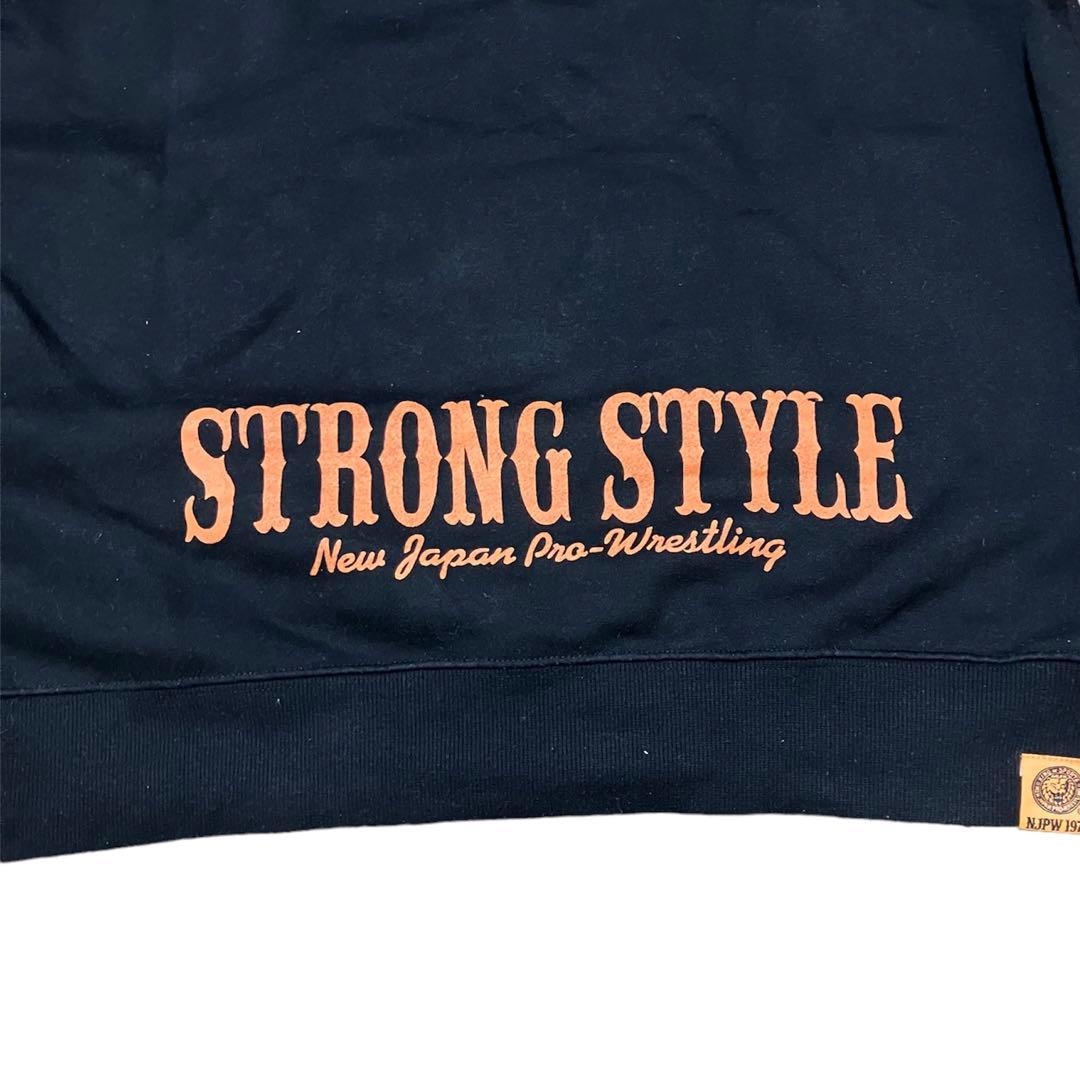 古着】 NJPW 1972 パーカー 新日本プロレス ビックロゴ 2Lサイズ