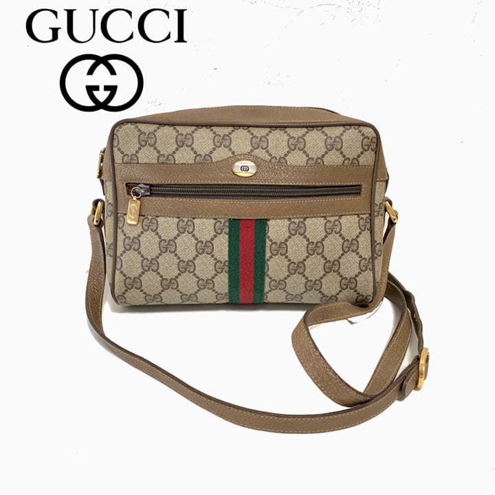 GUCCI オールドグッチ ggスプリーム ショルダーバッグ シェリーライン
