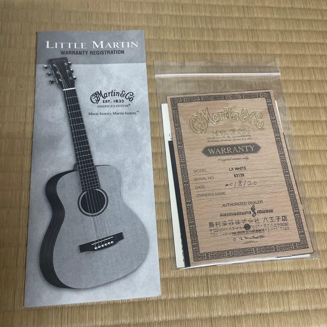 廃盤超希少✨Martin LX WHITE リトルマーチン トラベルギター 白