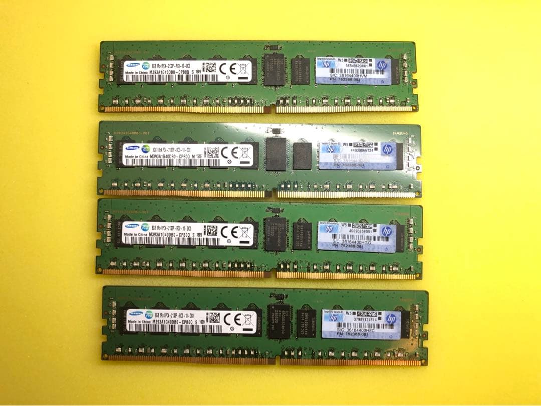 【動作品】SAMSUNG DDR4-2133P 32GB (8GB x4) Samsung M471A1K43BB0-CPB 8gb PC4-2133P Ddr4 2133 Mhz Fiyatı