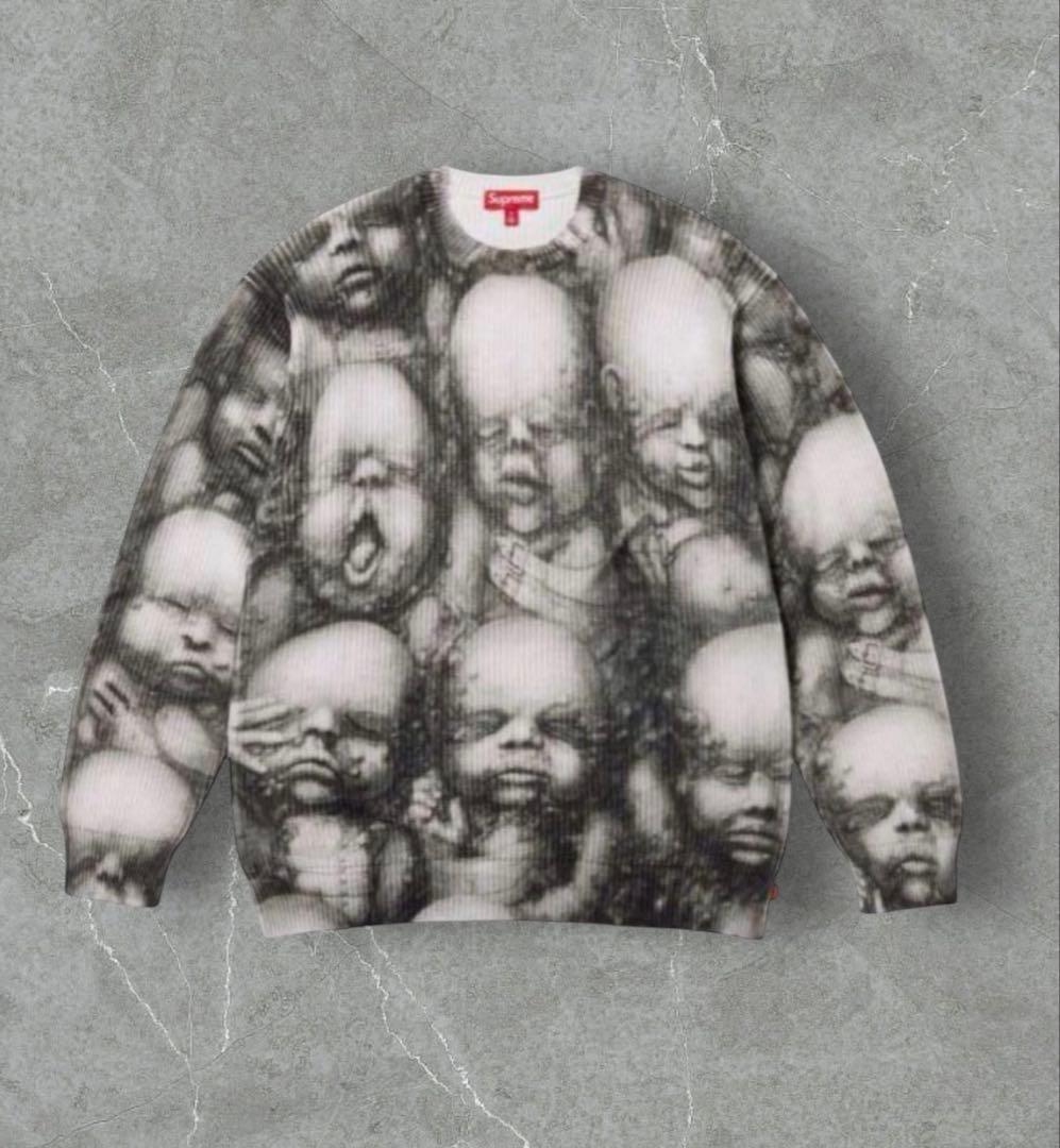 supreme H.R. giger sweater 赤ちゃんニット