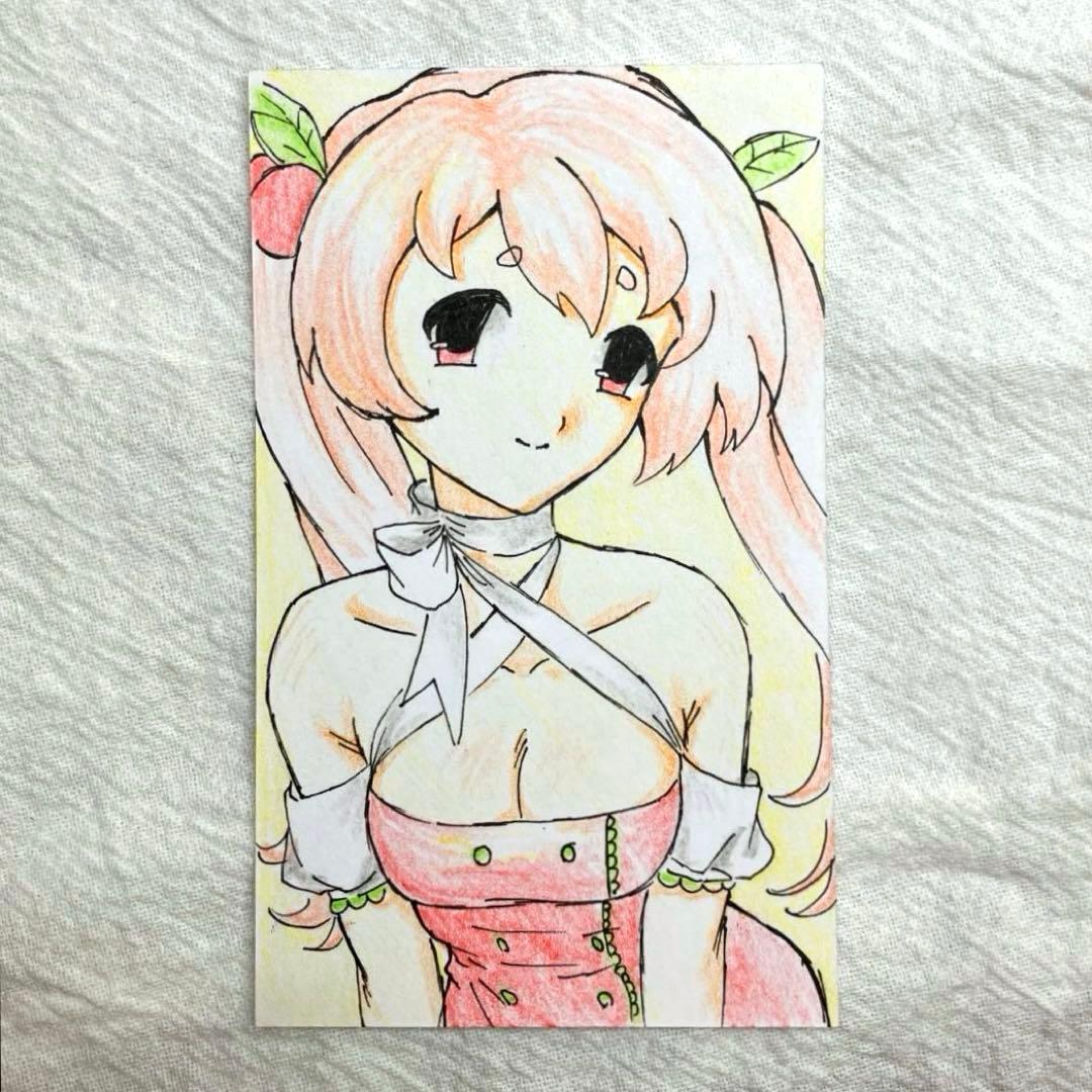 ❤︎ 萌え絵 手描きイラスト オリジナルキャラ - メルカリ