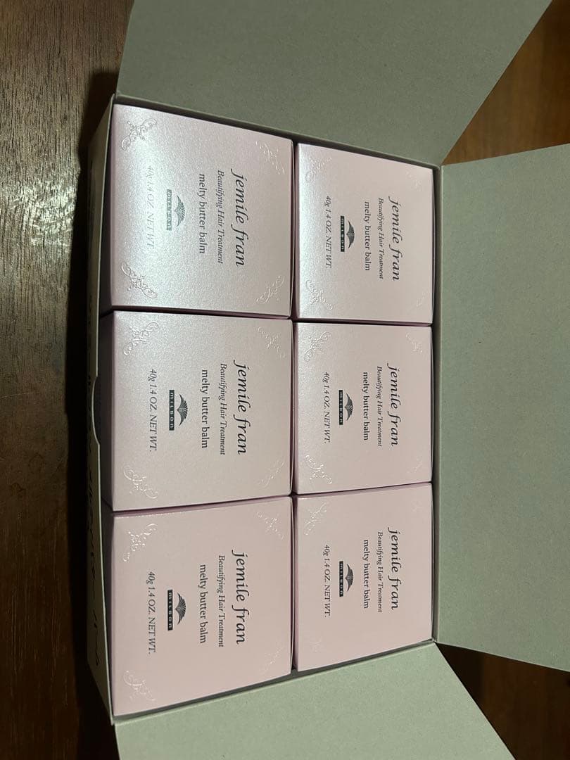 【新品・未使用】jemile fran メルティバター バーム 6個セット40g jemile fran（ジェミールフラン） ミルボン メルティバターバーム 固形