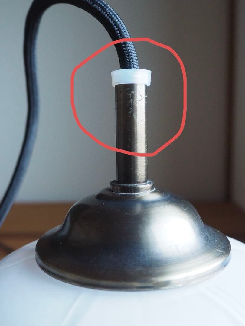 後藤照明ペンダントライト/大正浪漫/乳白ガラス/引掛けシーリング