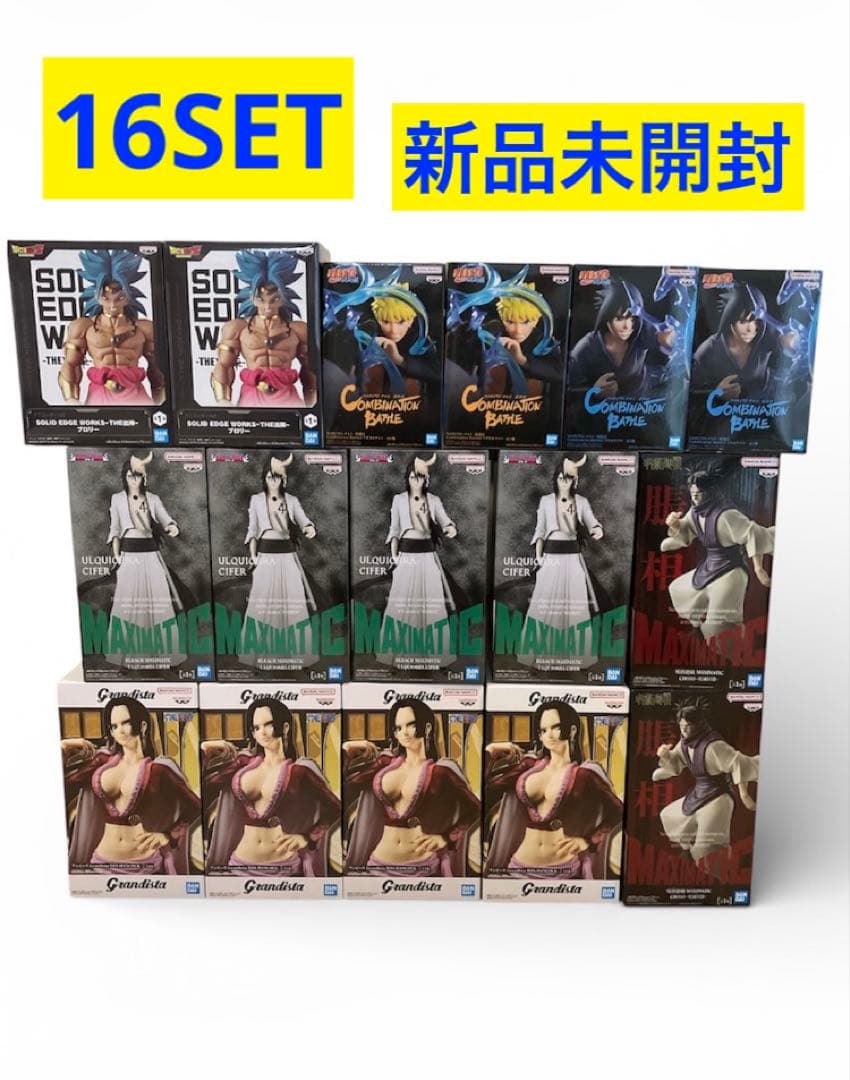 最新プライズフィギュア16点ハンコック ブロリー ウルキオラ 脹相
