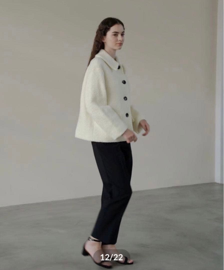 ご専用 新品 OHGA オーガ PON PON COAT ポンポンコート - メルカリ