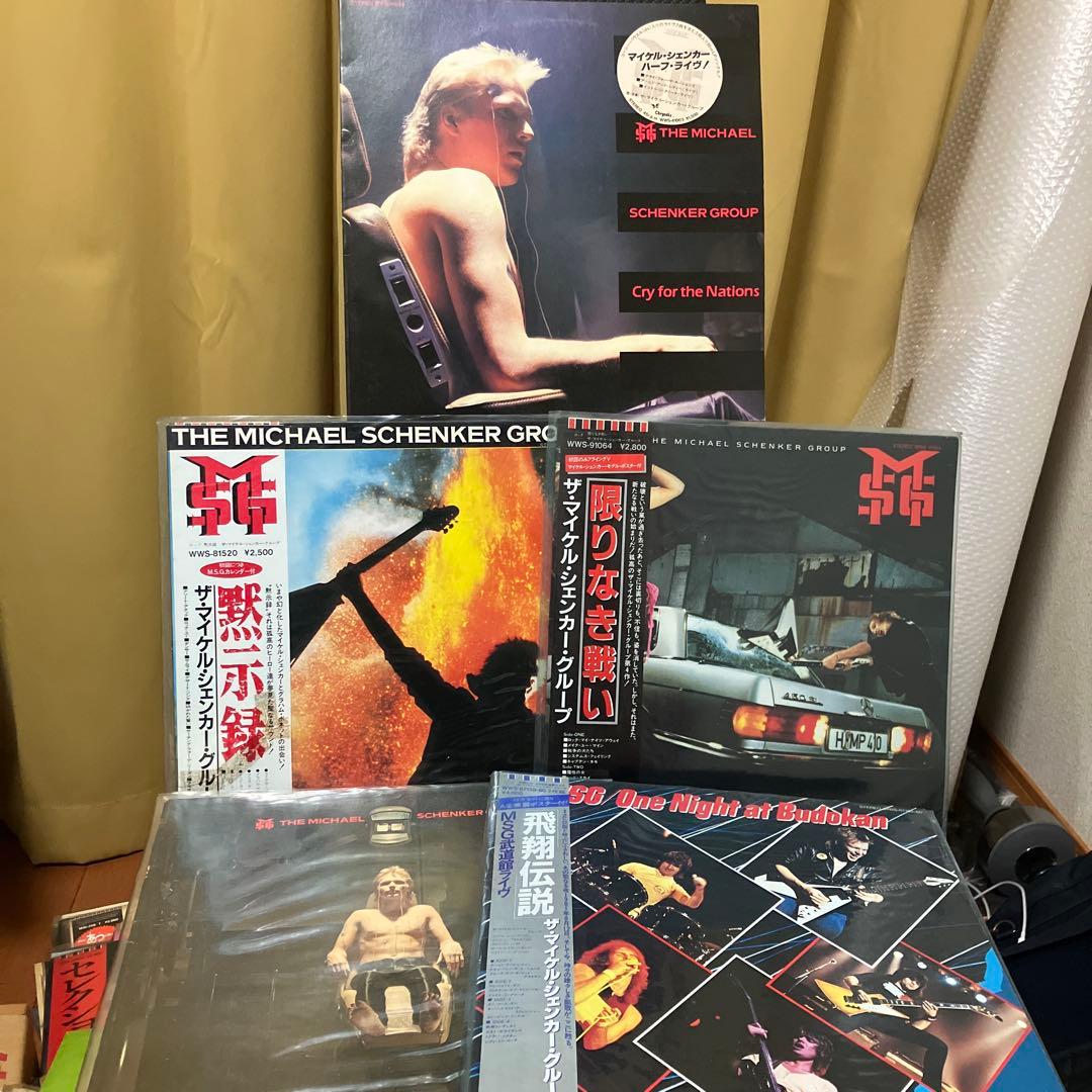 【希少/帯付多数】マイケル・シェンカー・グループ LPレコード 5枚セットMSG 希少/帯付多数】マイケル・シェンカー・グループ LPレコード 5枚セット