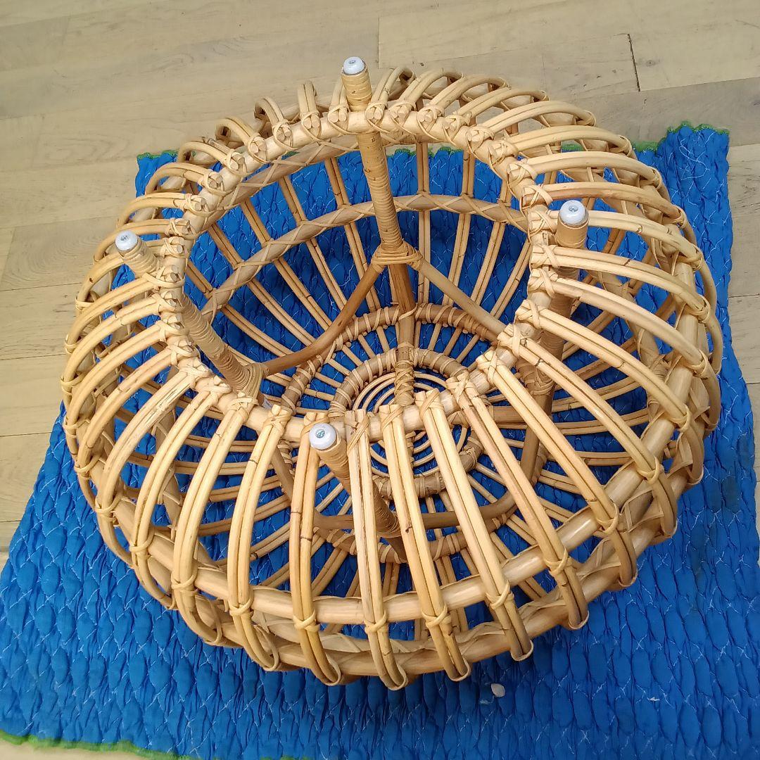 Sika Design L Franco Albini ラタンオットマン L ② - メルカリ